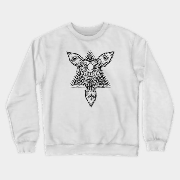 The rule of three. Crewneck Sweatshirt by Curioccult